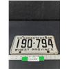 Image 1 : 1959 Saskatchewan License Plate