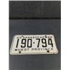 Image 2 : 1959 Saskatchewan License Plate