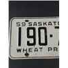 Image 3 : 1959 Saskatchewan License Plate
