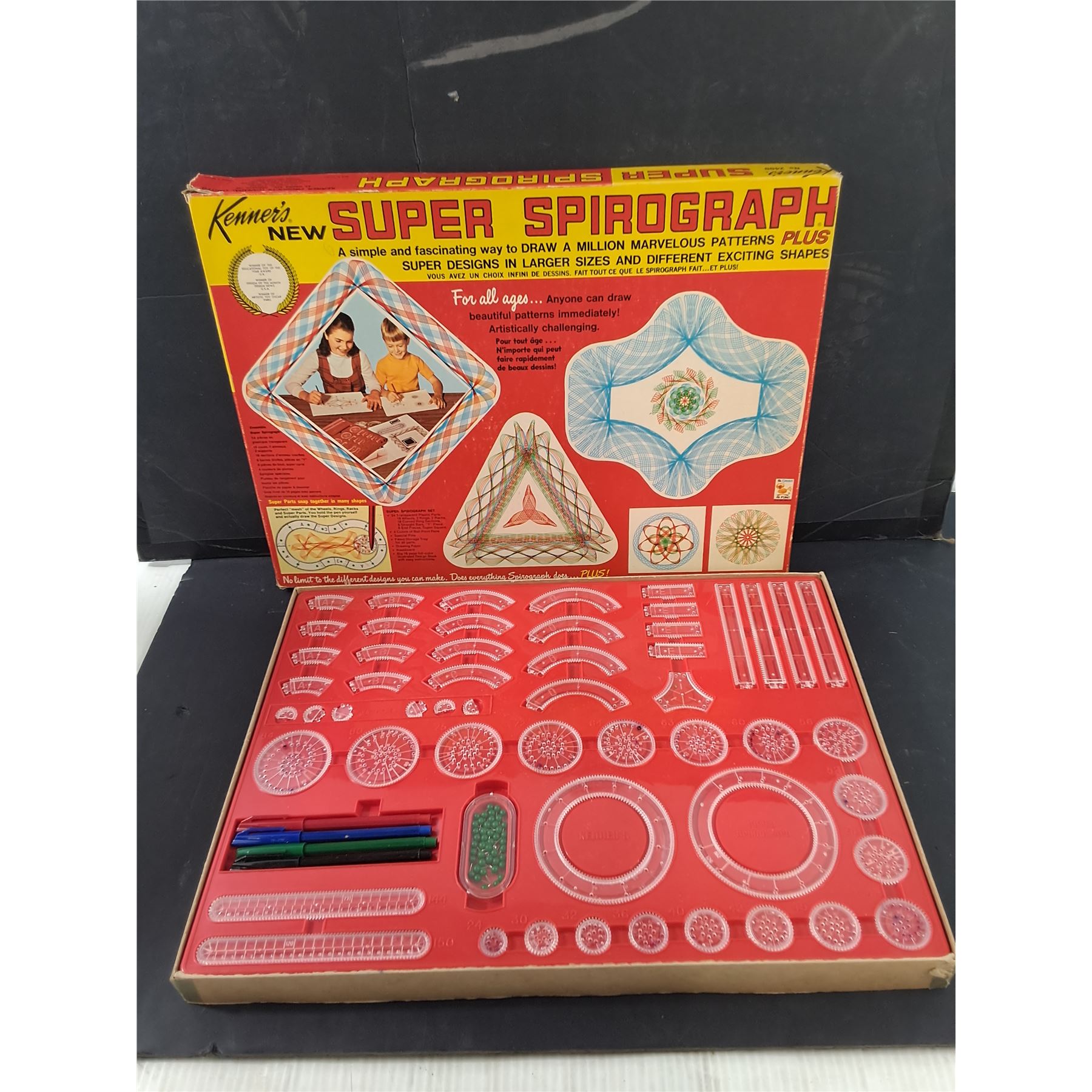 Vintage Kenners Super Spirograph Set w/ Original Box