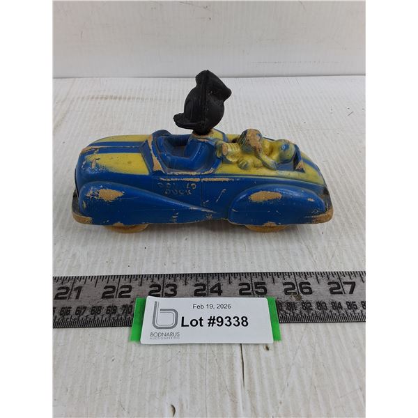 Vintage Donald Duck Toy Car