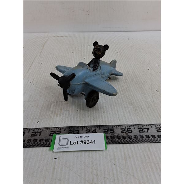 Vintage Mickey Mouse Toy Airplane