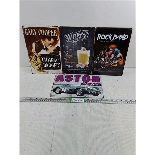 (4) Fantasy Signs-Whiskey Sour,Rock Band,Aston Martin,Movie