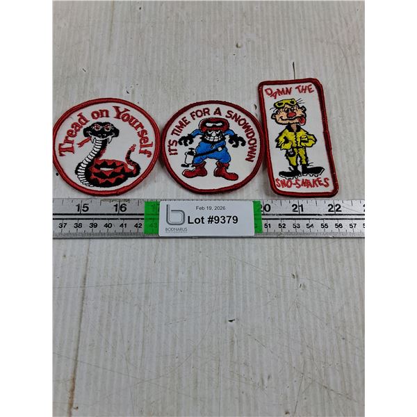 (3) Patches-Tread on Yourself,Time for a Snowdown,Damn the Sno-Snakes