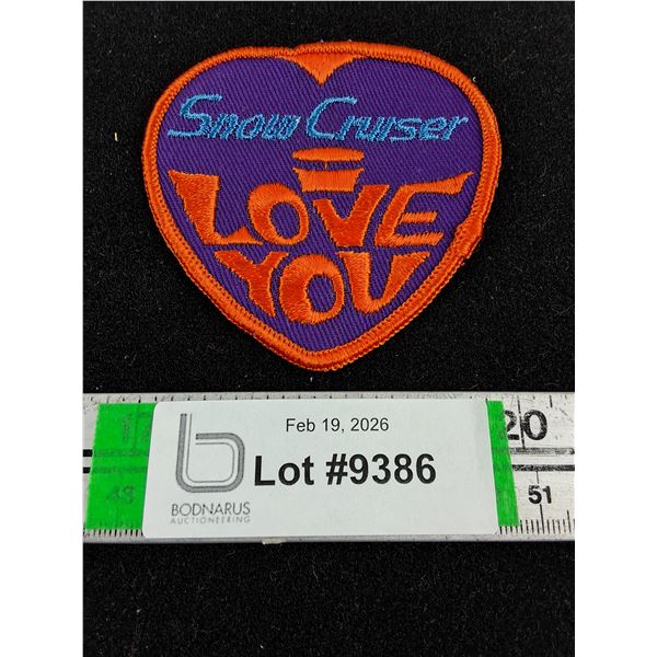 Vintage Snow Cruiser "I Love You" Jacket Patch
