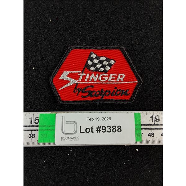 Vintage Stinger by Scorpion Jacket Patch