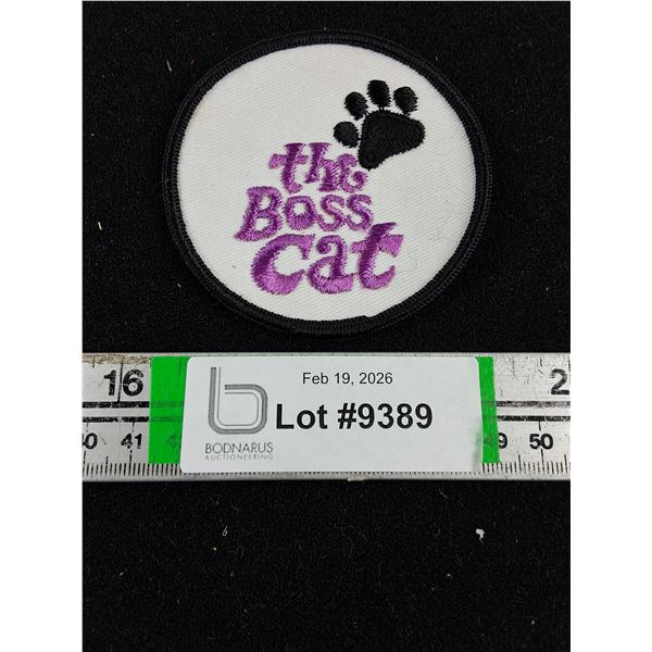 Vintage 1970's Arctic Cat "The Boss Cat" Jacket Patch