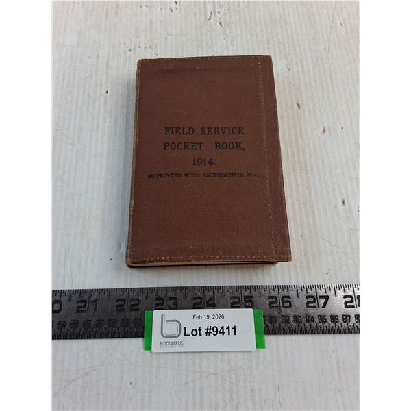 British "Field Service Pocket Book" from 1914