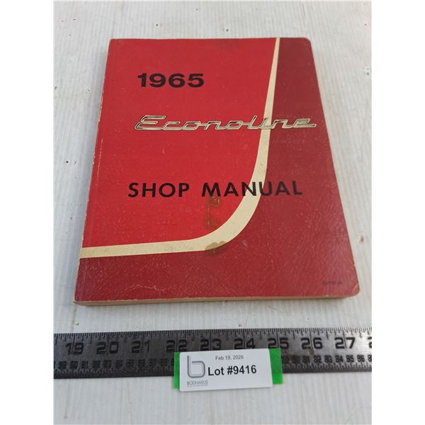 Ford 1965 Econoline Shop Manual