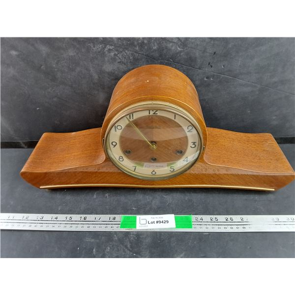 Vintage Bertmar Mantle Clock - As Is, 19" x 8" x 5"  - Pick Up Preferred