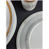 Image 4 : John Maddock & Sons 7" Ceramic Plates - Chipped & Cream Cup