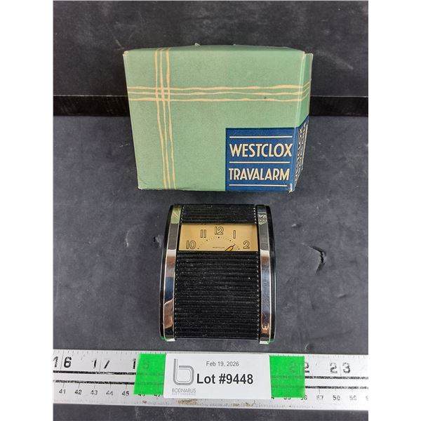 Vintage Westclox Travalarm - As Is