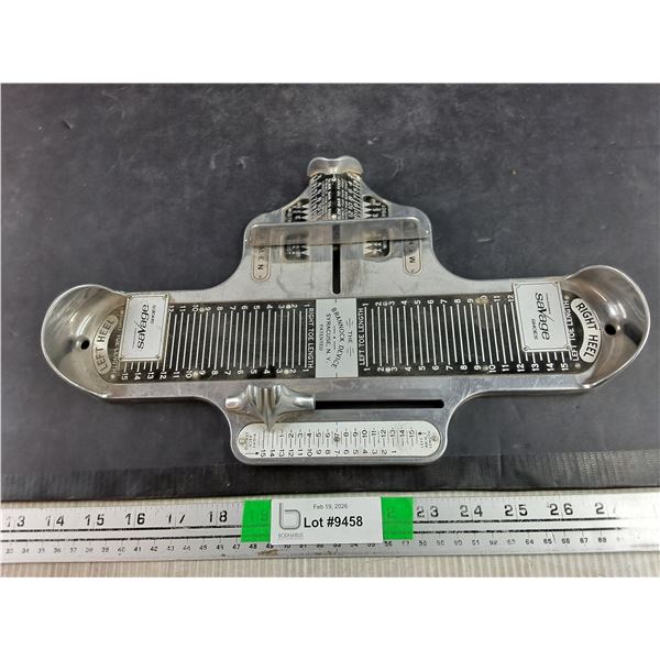 Vintage The Brannock Device Foot Measuring Tool