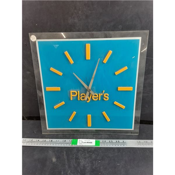Vintage Players Quartz Wall Clock 15" x 15"