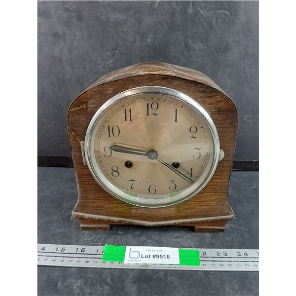 Vintage Mantle Clock - As Is