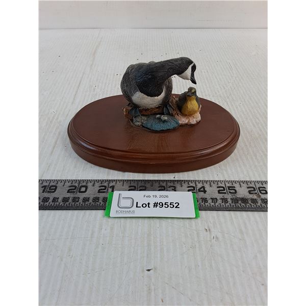 Peak Time Hand-Painted "Mother Goose w/Gosling" Ornament