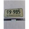 Image 1 : 1974 PT Saskatchewan License Plate