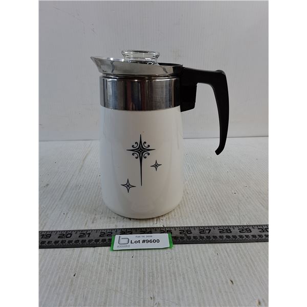 Vintage Corning Ware Coffee Pot