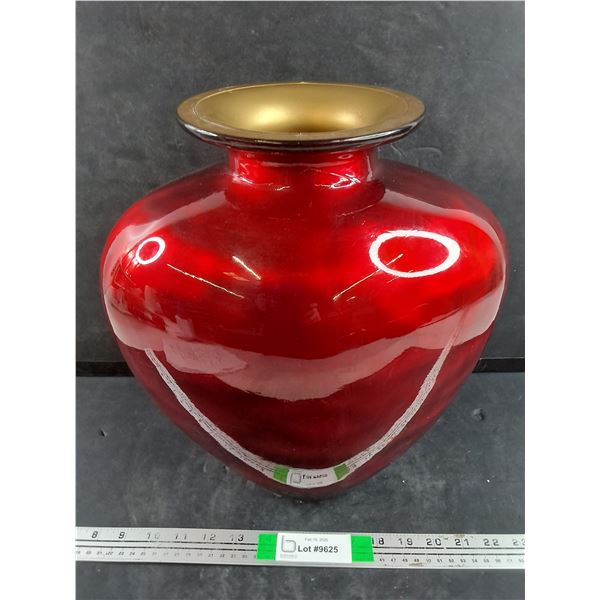 Red Ceramic Vase(Made in Spain)