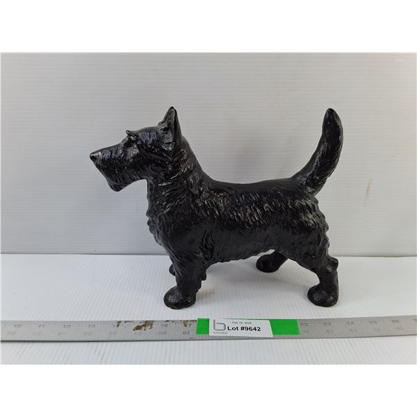 Cast Iron Scottish Terrier Figurine 11" Long