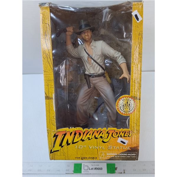 Indiana Jones 10" Vinyl Statue, Appears NIB