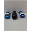 Image 3 : (3) Model Police Cars- Two Windup, One with Sound Effects Up to 1:32 Scale