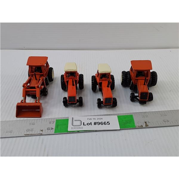 (4) Die Cast Model Tractors