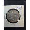 Image 2 : Canadian 50 Cent Coin- 1957