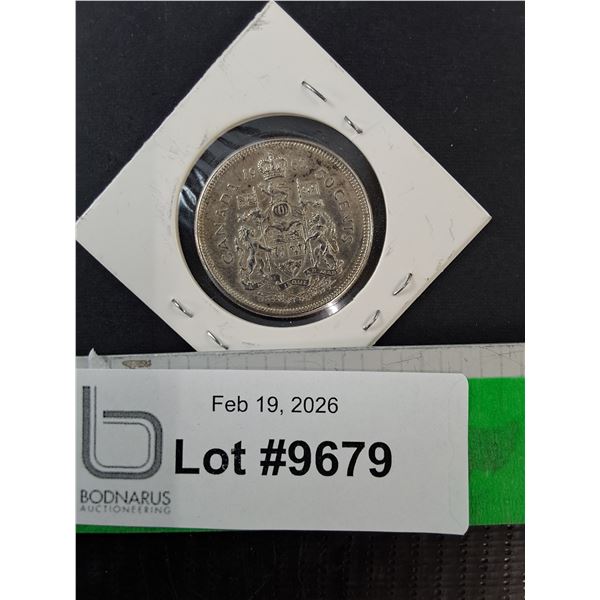 Canadian 50 Cent Coin- 1962