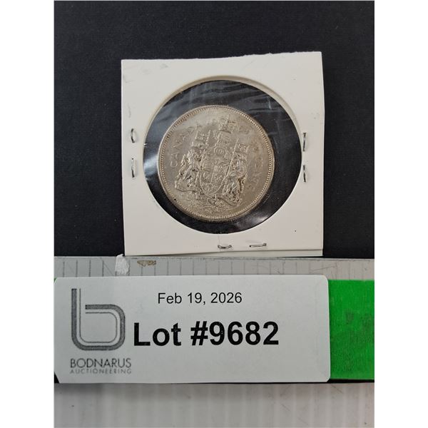 Canadian 50 Cent Coin- 1964