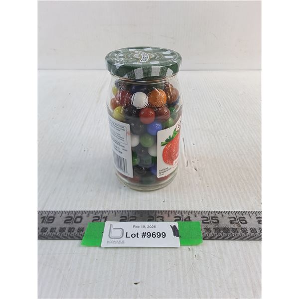 390ml Jar of Assorted Marbles