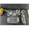 Image 2 : Ceramic & Metal Creamers, Sugar Bowls, Butter Dish