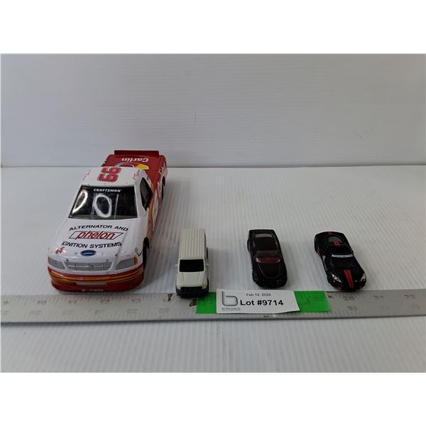 (4) Die Cast Model Vehicles Up to 1:24 Scale