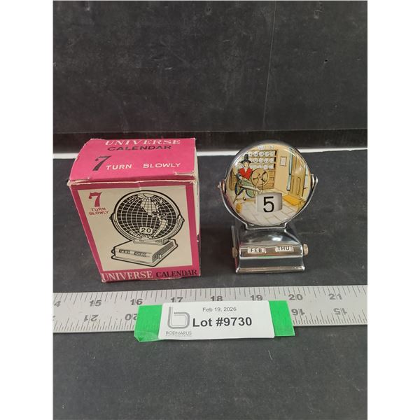 7 Turn Slowly Universe Calendar w/ Original Box