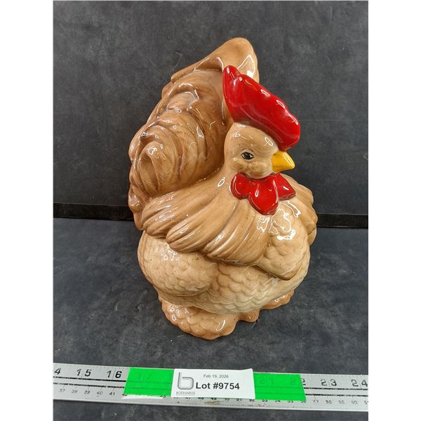 Ceramic Rooster Cookie Jar