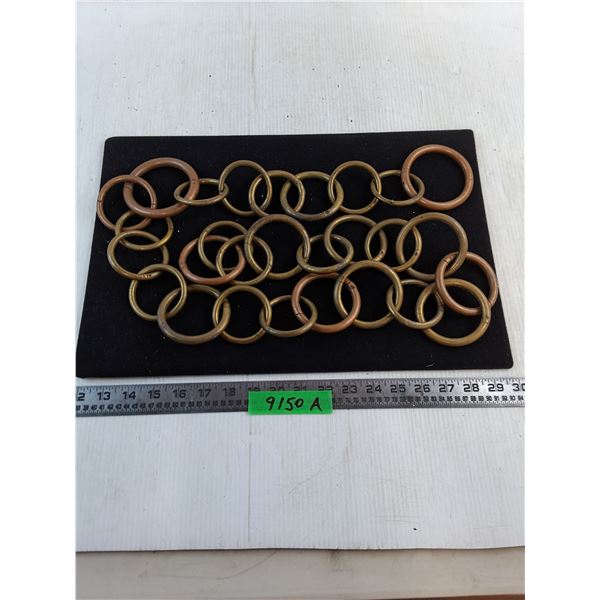 (28) Brass Bull Snout Rings
