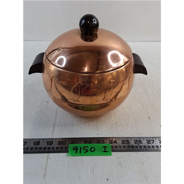 West Bend 'Copper Color' Penguin Hot & Cold Server