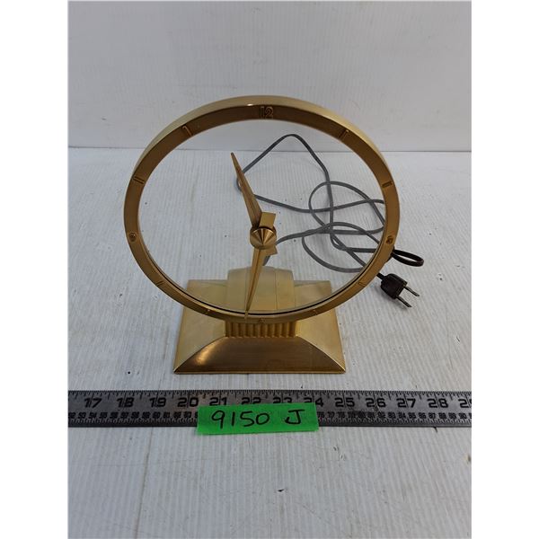 Vintage Jefferson "Golden Hour" Mystery Clock - Untested, As is