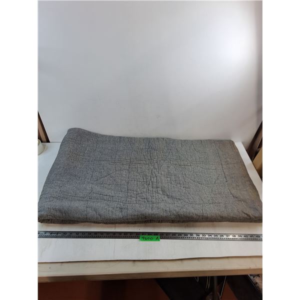 Hand Made Quilt from 1910 Approx. - 64" x 80" - Minor Discoloration & Holes