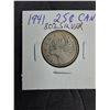 Image 5 : (3) Canadian Quarters-1940-41,42--80% Silver