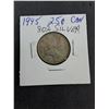 Image 4 : (4) Canadian Quarters-1943,44,45 and 47--80% Silver