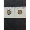 Image 3 : (6) Canadian Dimes-1954,56-60--80% Silver