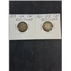 Image 4 : (6) Canadian Dimes-1954,56-60--80% Silver