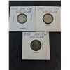 Image 2 : (5) Canadian Dimes-1950-53--80% Silver