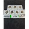 Image 1 : (7) Canadian Nickels 1936-41