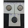 Image 4 : (5) Canadian Nickels 1949 to 1952