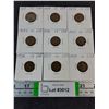 Image 1 : (9) American Coins-(8) Pennies,(1) Nickel-1929,30,35,36,37,39.