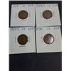 Image 4 : (9) American Coins-(8) Pennies,(1) Nickel-1929,30,35,36,37,39.