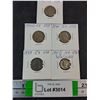 Image 1 : (5) American Coins-(4) Nickels,(1) Dime 1940-41