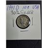 Image 6 : (5) American Coins-(4) Nickels,(1) Dime 1940-41